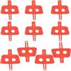 Jeechunlim 10 Pz Distanziale Freno Bicicletta Mountain Bike Plastica Idraulico Pressione Olio Disco Protector MTB Pastiglie Freni