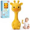 Joyvity Giochi Neonato 0-3 mesi, Sonaglio Giochi Neonato 3-6 6-9 mesi, Montessori Giocattoli Bambino 0-6 Mesi Giochi Montessori 1 anno Giochi Sensoriali per Regali (Giallo)