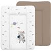 CEBA BABY Materassino avvolgente morbido 50 x 70 cm - Tappetino fasciatoio per documenti solidi Basic, Oeko-Tex Standard 100 - Cosmic Mouse