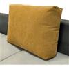 AQIGR Fodera Cuscino Divano 60x50 70x50 80x50 90x50 Ciniglia Federa Copricuscini Cuscin Divano Decorativi per Camera da Letto Soggiorno Sedie Divani Deco(Ginger Yellow,90x50x18cm)