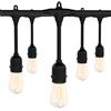 Ankey Catena Luminosa Esterno 10M S14, Vintage Catena Luci Stringa con 10 E27 LED Lampadine, Impermeabile IP65 Catena Luci Esterni Interni per Giardino, Balcone, Feste, Matrimoni 2700K Luce Calda