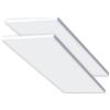 CLAR - Pannello LED 90x30, Plafoniera 90x30, 40W Luce Fredda 6000ºK (Pack 2)