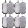 GASGYAI Set 8 Spugne Cucina Doppio Lato, Spugnette Resistenti e Anti-Richiami, Pulizia Cucina e Bagno, 9,5x16 cm