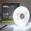 Maxled, Light is Led! Striscia LED COB 10M/32,80FT Bianco Freddo 6500K 320 LED/M 24V Autoadesiva CRI90+ Nastro Flessibile DIY Striscia Luminosa per Interni Cucina Decorazione
