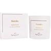 Giacomo B Candela Profumata all'Olio Essenziale Di Nardo per Meditazione e Aromaterapia, Candela Profumata Regalo di Relax e Benessere fino a 60 Ore di Durata (Bianco) - 350Gr
