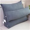 XFNWT Cuscino a cuneo con supporto per il collo regolabile, cuscino triangolare per la lettura, per letto, divano, testiera, cuscino di supporto lombare per sedersi, giocare, recupero,Grey-60*50*20cm