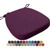 seokor Cuscini Per Sedia Cucina, 40x38/43x40/43x42cm Rimovibile Cuscino per Sedia,U-Shape Memory Foam Cuscini Per Sedia, Lavabile Cuscino per Sedia da Pranzo, for Interni Esterni Giardino(Color25,40x38x5cm)