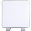 Dettchan Scatola luminosa a LED bianca su entrambi i lati, scatola luminosa pubblicitaria su entrambi i lati, quadrata, impermeabile, 60 x 60 x 14 cm