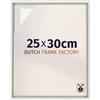 Dutch Frame Factory - Cornice a cassetta per tela - White Wash - Compatibile con telaio - MDF - Lausanne