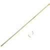 Gaidra Bacchetta, Bastone, Astina Estensibile in Ottone per Tenda A Vetro, 50 + 10 cm