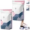 SRXY 2026 No Pump Large Vacuum Storage Compression Bags, 3-Sec Press & Seal Heavy-Duty Space Saver Bags, Reusable Cube Vacuum Seal Bags for Jumbo Bedding, Comforters, Blankets & Clothes (2PCS,L)