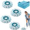 Zosenyer 4 Pezzi Ricambio per Leifheit Clean Twist Disc Mop Micro Ergo