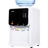 Legwfdthy Distributore di acqua calda e fredda a 3 temperature, con riscaldamento rapido da 500 W, 75 W, sistema di raffreddamento per bambini 304, serbatoio in acciaio inox per casa, ufficio, bianco, 31 x 30 x