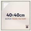 Dutch Frame Factory - Cornice a cassetta per tela - White Wash - Compatibile con telaio - MDF - Lausanne