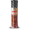 Silk Route Spice Company, macina per spezie con peperoncino da 165 g, macina gigante per spezie, contiene la miglior qualità di peperoncino, grani di pepe nero, sale marino, peperoni rossi e scaglie di paprica