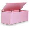 VDD - Scatola portaoggetti - Cassapanca per giocattoli - Cassapanca da soffitto - Larghezza 100 cm - Rosa