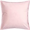 Morbidissimi - Set 2 Fodere Copricuscino Arredo Danae in Velluto 40x40 cm Cipria, Cuscini Decorativi con Cerniera Nascosta, Tinta Unita per Divano Letto Poltrona, Senza Imbottitura AC212