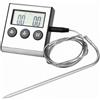 WhizNook Termometro Barbecue, Termometro Digitale con Sonda, Termometro Carne