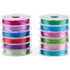PH PandaHall PandaHall - 12 rotoli di filo per ricamo metallico, 0,3 mm, 3 strati, filo per perline, per cucire, tombolo, trapunte, braccialetto dell'amicizia, creazione di gioielli