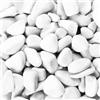 Eurosand Pietre decorative, arrotondate, 7-15 mm, 1 kg, colore: bianco