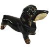 B2SEE Grande Salvadanaio in ceramica - motivi figura di animali (bassotto nero)