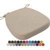 seokor Cuscini Per Sedia Cucina, 40x38/43x40/43x42cm Rimovibile Cuscino per Sedia,U-Shape Memory Foam Cuscini Per Sedia, Lavabile Cuscino per Sedia da Pranzo, for Interni Esterni Giardino(Color12,43x40x3cm)