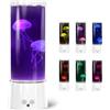 FBSPORT Lampada Meduse LED 17 Cambia Colore Jellyfish Lamp Lampada Acquario Meduse, Alimentazione a Batteria/USB, Lampada Medusa per Bambini Adulti Decorazione Regalo Bianco