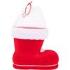 Idena 8550017 - Calza di Babbo Natale, rossa, Babbo Natale, da riempire, regalo, confezione, Natale