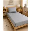 GX GARGIX Completo letto Lenzuola singolo una piazza in policotone lenzuolo sopra sotto + federa (GX/PLTS-155)
