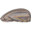 Stetson Sacota Driver Coppola Rigata Multicolore in Lino Prodotto in UE Unisex Primavera Estate