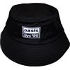 Rock Off officially licensed products Oasis Live '25 Band Logo Ex-Tour Nero Bucket Hat