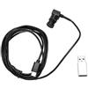LAISANIM Webcam per computer portatile, USB C, videocamera esterna 1080P per laptop, fotocamera per computer di tipo C, cavi da 1,5 m, plug and play
