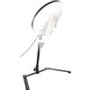 Generic Supporto per telefono - Treppiede regolabile per selfie con anello | luminoso a LED, braccio rotante a 360° con base ponderata e per telefono per cucinare video, vlogging, live streaming e