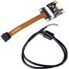 ZAWELIYO Modulo Fotocamera da 5 MP, Webcam con Sensore OV5640 2K a Fuoco | Fisso con Microfono Incorporato, Obiettivo da 60 Gradi Senza Distorsione, Senza Driver UVC per Laptop