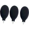 UKCOCO Palla Soffiante in Silicone Nero 4 Pezzi per Pulizia Obiettivi | Uso senza Contatto, Riutilizzabile, per Occhiali e Manutenzione Casa, Adatto a Fotografi e Coltivatori