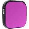 MoSundi Filtro subacqueo per Insta360 AcePro2 e AcePro, lente in vetro a installazione rapida per fotocamera sportiva, filtri rosa/rosso/viola per profondità 1-25 m, viola