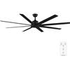 Cecotec - Ventilatori da Soffitto EnergySilence Aero 7200 Pro - 48 W, Diametro 182 cm, Telecomando, Timer Fino a 8 Ore, 6 Velocità, 8 Pale, Estate/Inverno, Design Curato