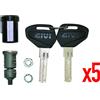 GIVI Kit Chiavi Security Lock per 5 Valigie GIVI