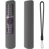 Szaerfa Custodia telecomando Cover per Xiaomi - Mi TV P1 50 43 P1E Q1 75 Q1E 55 XMRM-19, Custodia protettiva in silicone per telecomando vocale Bluetooth (grigio scuro)