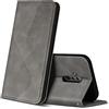 ZONNAVI Cover per Huawei Mate 20 Lite, Flip Custodia Pelle PU con [Slot Cart] [Supporto Stand] [Magnetica], Cover a Libro Portafoglio per Huawei Mate 20 Lite (Grigio)
