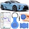 LocLynx GPS Tracker per Auto,2 PACK Air Tracker Android e IOS,Magnetico Gps Per Auto,IP68 Impermeabile Localizzatore Copertura Globale In Tempo Reale Tracciare Veicolo/Moto Traceur GPS (Blu, 2 PACK)
