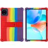 FKQLH Custodia per TECLAST P50T/TABWEE T50/VekfulPC T50 Tablet 11 Pollici, Silicone Morbido Skin Leggero Custodia Protettiva per Bambini Supporto Cover, Colorato