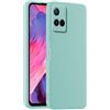 HULLIN Custodia per Telefono in Silicone Colorato, Adatta per vivo Y70 / vivo V20 SE (6.44) - Ciano chiaro