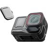 BeisDirect Cover per Insta360 Ace Pro 2, cover in TPU con copriobiettivo per fotocamera sportiva Insta 360 Ace Pro2, custodia morbida, accessori (nero) trasparente