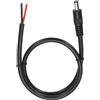 QUARKZMAN Cavo Di Alimentazione DC Pigtail, Connettore Maschio Barrel 5.5mm x 2.5mm A Filo Scoperto Estremità Aperta 50cm Per Telecamere CCTV, DVR, Striscia LED