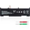 KXRSII RH03XL M02027-005 Batteria per HP ProBook 430 G8 440 G8 445 G8 450 G8 630 G8 640 G8 650 G8 Zhan 66 Pro 14 G4 Series M75599-005 M01524-171 M01524-541 M75017-171 RHO3XL HSTNN-OB1T 45Wh