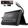 PULWTOP MacBook Docking Station Dual Monitor 4K@60 Hz per MacBook Pro/Air M3/M4/M5, Docking Station USB C per laptop con 2 HDMI, PD, Ethernet, USB A/C 10 Gbps, audio, SD/TF, USB 2.0(Not for Windows)