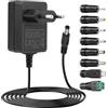 Dewlawn Adattatore di Rete DC 5V 2A Caricabatterie AC a DC 5V 2000mA 1500mA 1000mA 500mA
