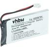 vhbw batteria compatibile con Mitel 6940, 6970, 6930, 6920 telefono fisso cordless (240mAh, 3,7V, Li-Poly)