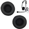 WHIYO Cuscinetti auricolari di ricambio in memory foam per cuffie Plantronics Audio DSP-400, colore nero
